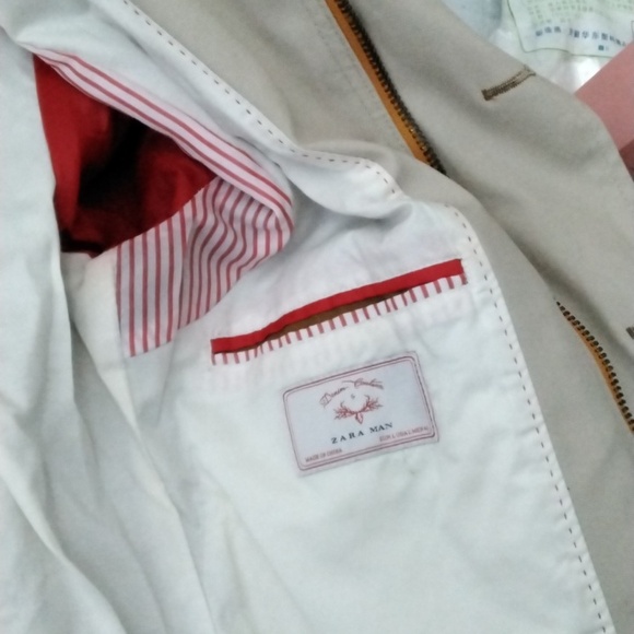 Zara, L, Tan denim jacket - Picture 4 of 5